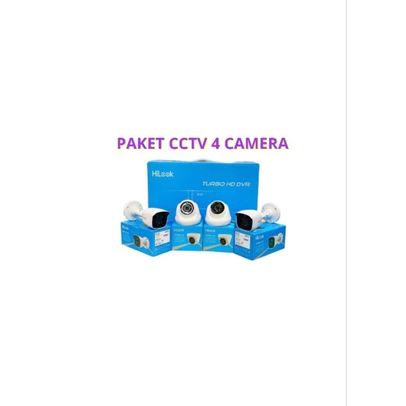 paket cctv 4 camera hiloook,paket murah cctv Hilook,camera,cctv