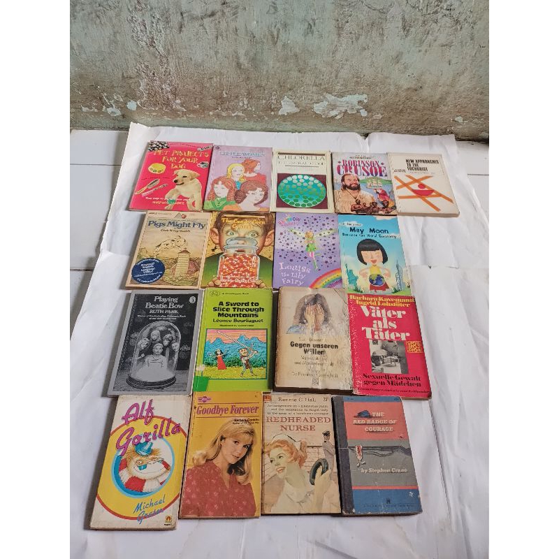 NOVEL PET PROJECTS, LITTLE WOMEN, CHLORELLA, ROBINSON CRUSOE, NEW APPROACHES, PIGS MIGHT FLY, THE CA