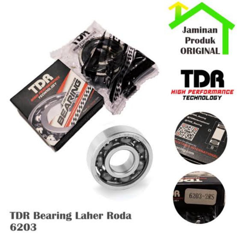 Bearing Pully belakang Mio J Mio smile sporty Nouvo Mio z Mio gt 6203 2RS TDR original