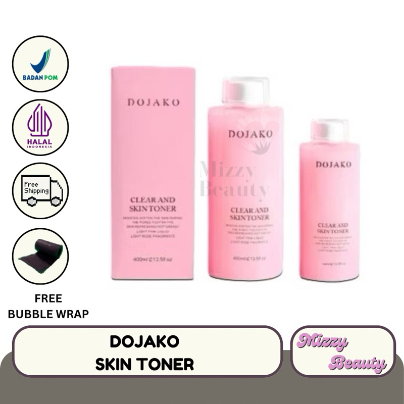 DOJAKO TONER CLEAR AND SKIN TONER 100 ml / TONER DOJAKO IMPORT MENCERAHKAN / TONER MELEMBABKAN