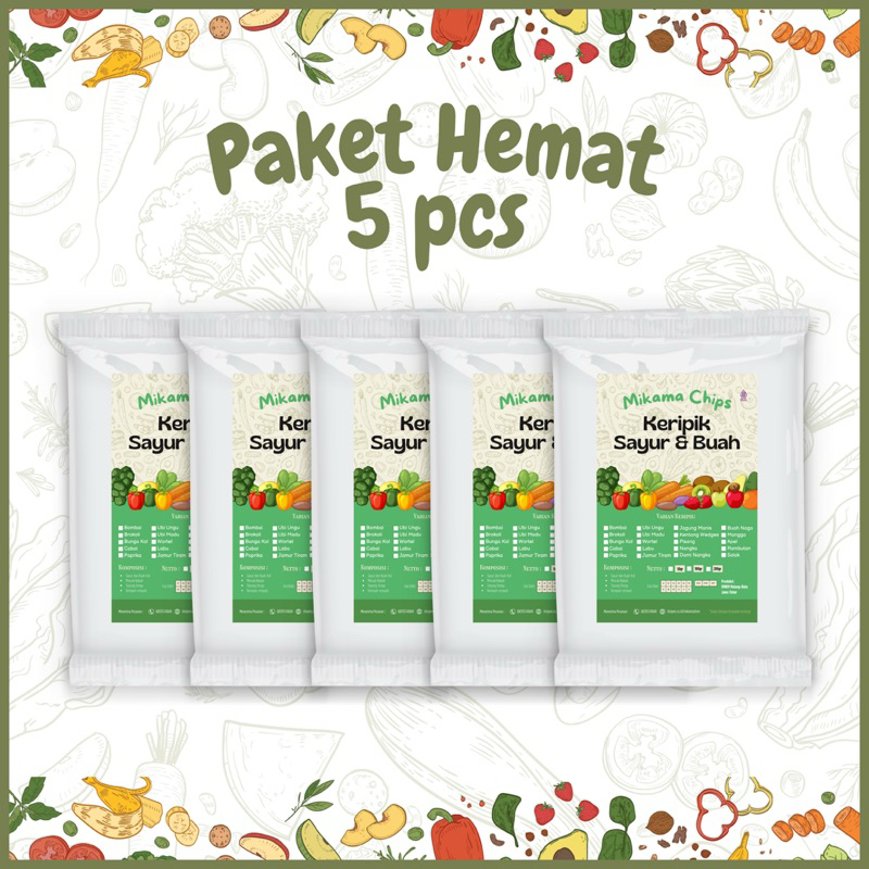 

Paket Hemat/paket komplit Keripik sayur dan buah oleh-oleh khas malang batu/keripik nangka/keripik apel/keripik ubi/keripik rambutan/keripik ubi/keripik salak/keripik bombai/keripik brokoli/keripik jamur tiram/keripik cabai/keripik paprika