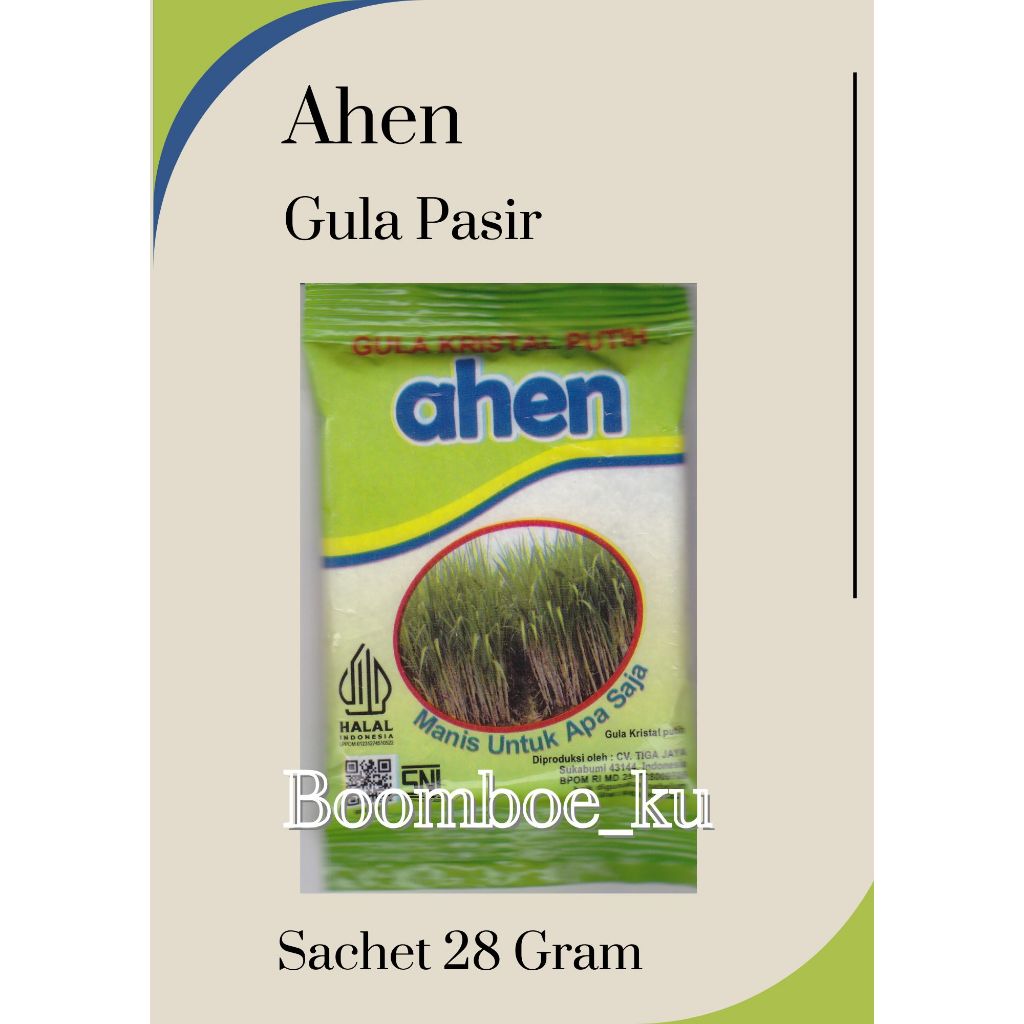 Gula Pasir sachet Ahen 28Gr