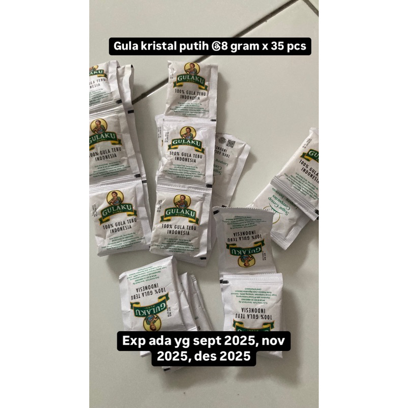 

Obral promo Gulaku Sachet @8 gram x 35 bungkus