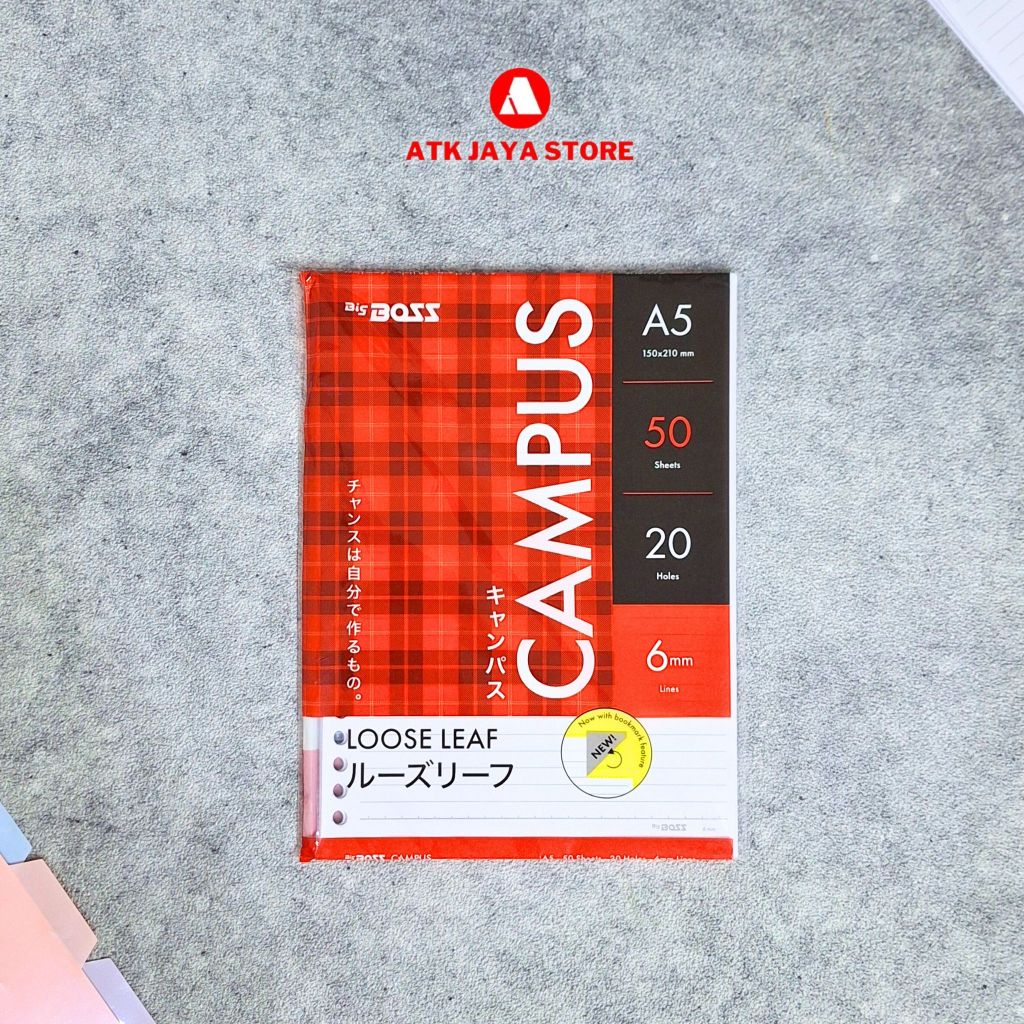 

Loose Leaf A5 isi 50 lembar GARIS BIG BOSS