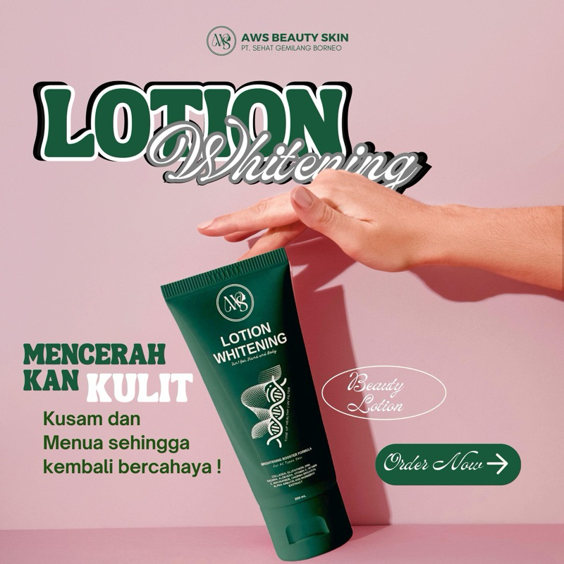 AWS LOTION WHITENING 100 - 200 ML AWS BEAUTY SKIN