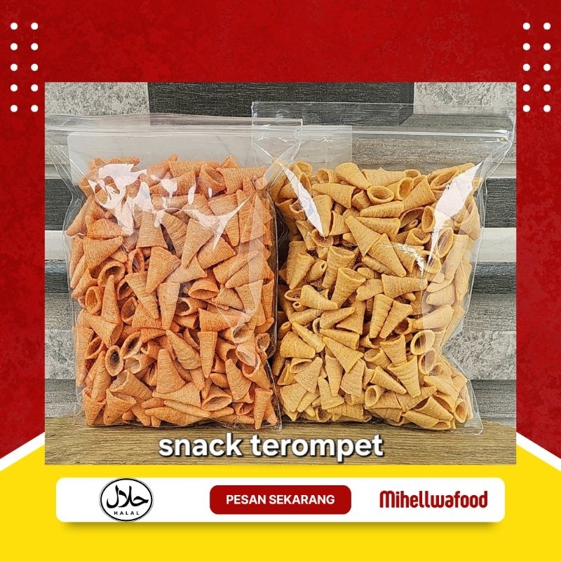 

Snack terompet rasa keju dan balado 250gram