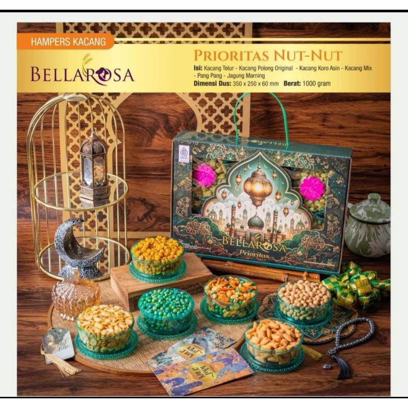 

Bellarosa Prioritas Nut-Nut / Kacang - Hampers Lebaran