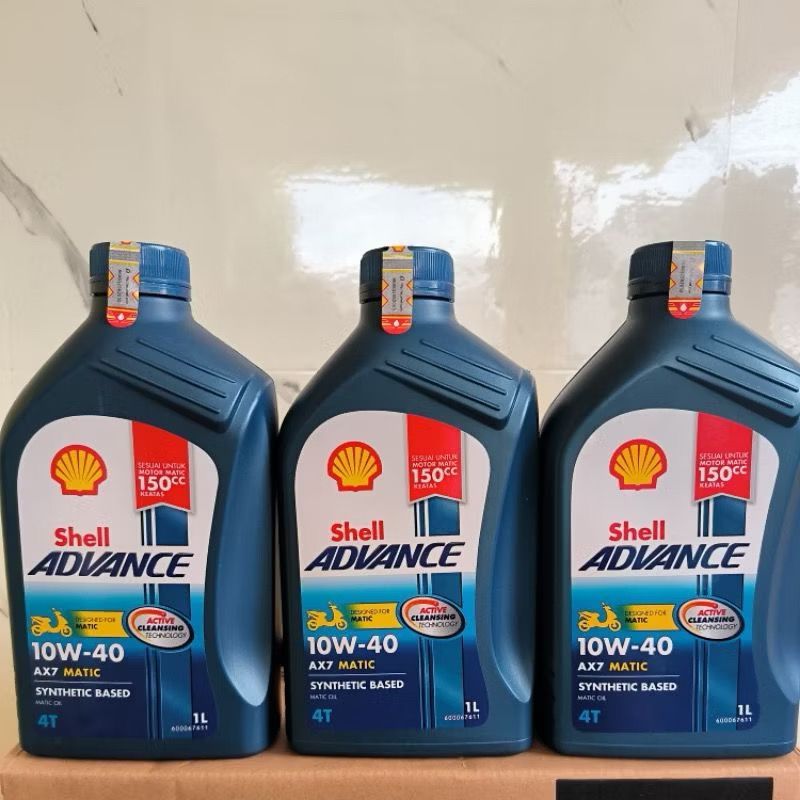 OLI SHELL AX7 MATIC 1LITER ISI 12 BOTOL PER DUS
