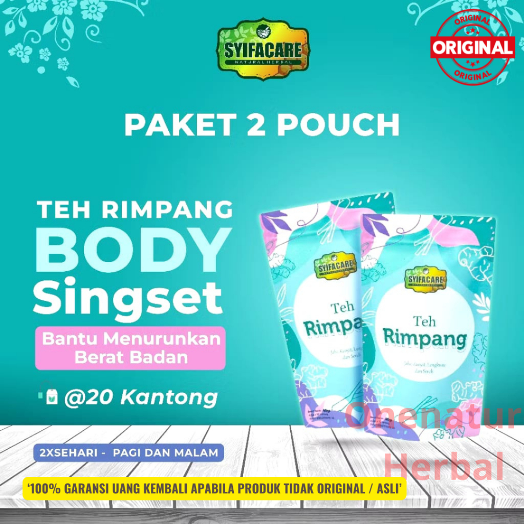 

Paket 2 Teh Rimpang Syifacare Teh Celup Herbal 100% Alami Tanpa Pengawet Untuk Diet Detox Pelangsing