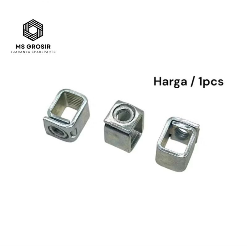 NUTS M6 MUR BAUT 10 KOTAK MUR KARBULATOR MUR PENAHAN BAUT ORIGINAL