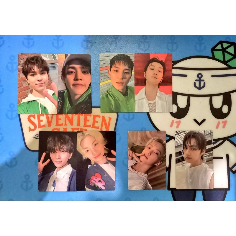 [ready stock] membership kit seventeen bongbongee photocard pc scoups joshua hoshi jun woozi the8 mi