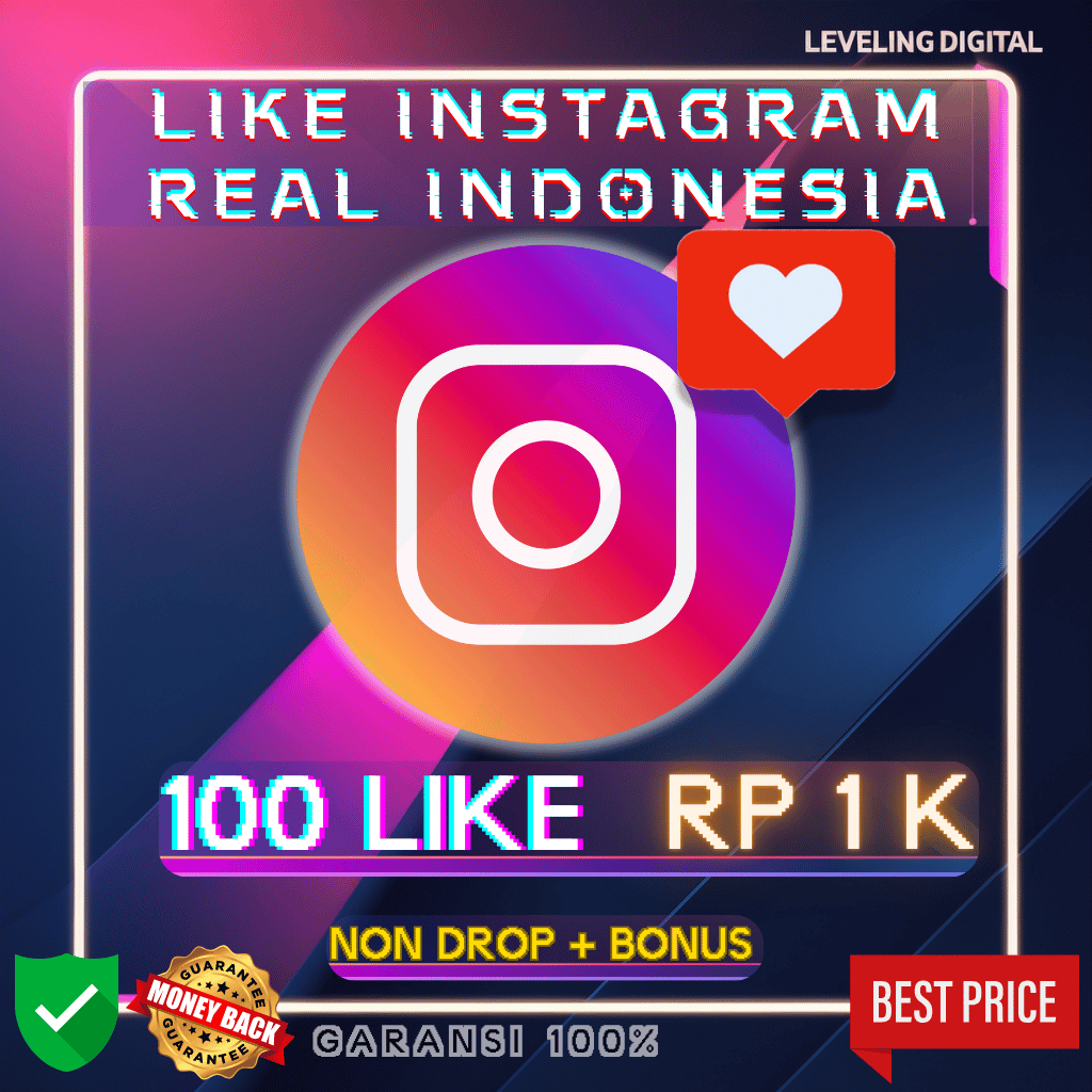 LIKE INST4GRAM REAL INDO AKTIF BOOSTER - LIKE IG SERVER PREMIUM CEPAT DAN FULLGAR
