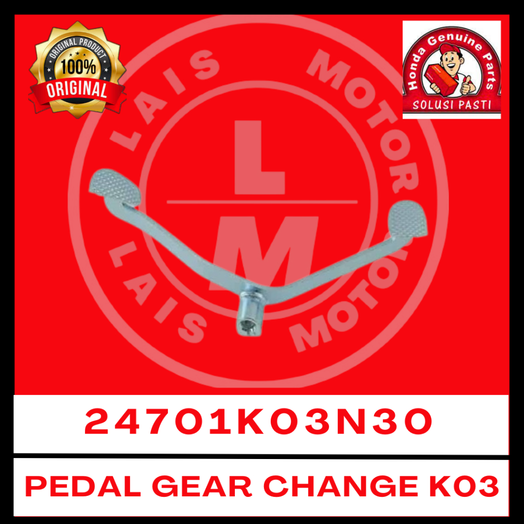 Pedal Perseneling K03 Revo FI 24701K03N30 Original AHM