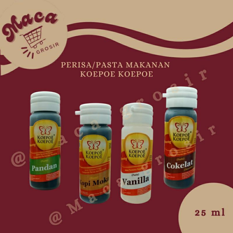 

Perasa/pasta koepoe koepoe 25ml