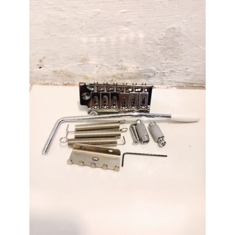 Tremolo Gitar Semi Updown Vintage Pivot Set Crhome