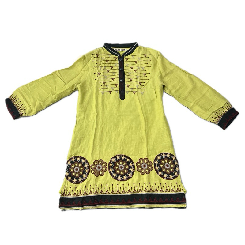 Baju Muslim Motif Bunga