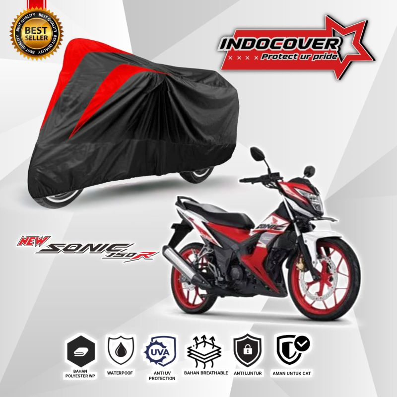 COVER MOTOR HONDA SONIC150/SARUNG MOTOR HONDA SONIC/SELIMUT MOTOR HONDA SONIC150/TUTUP MOTOR SONIC12