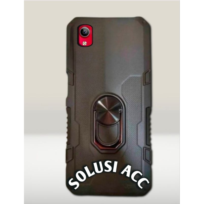 CASE VIVO Y1S Y91C Y90 ROBOT STANDING HARDCASE HIT RING EYE CASING HP