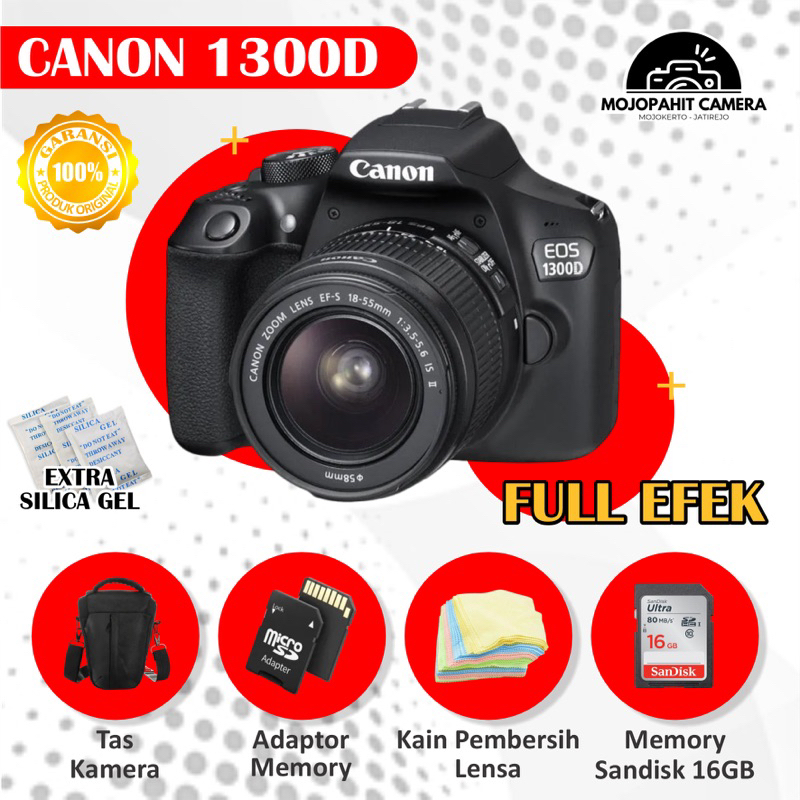 {KAMERA DSLR} CANON 1300D WIFI SECOND NORMAL BERGARANSI