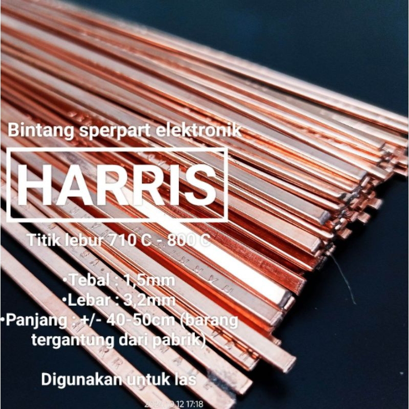 (1 Buah) KAWAT LAS TEMBAGA HARRIS PERAK LAS KAWAT LAS HARRIS KAWAT LAS LISTRIK PERAK TEMBAGA