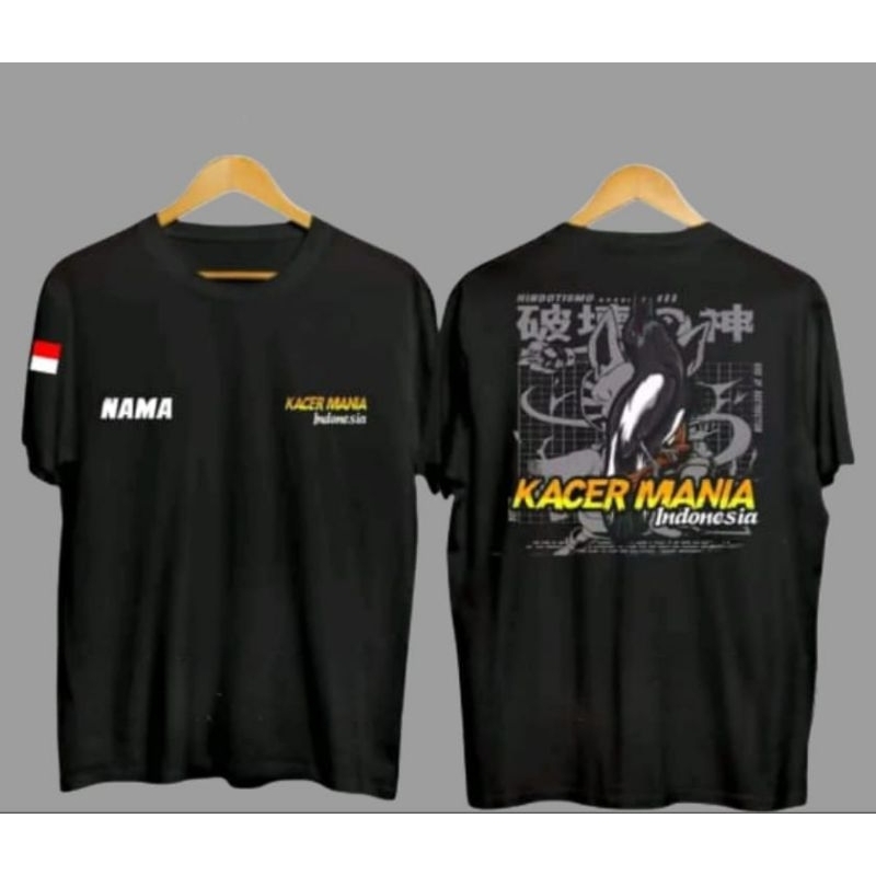 KAOS KACER MANIA INDONESIA FREE NAMA