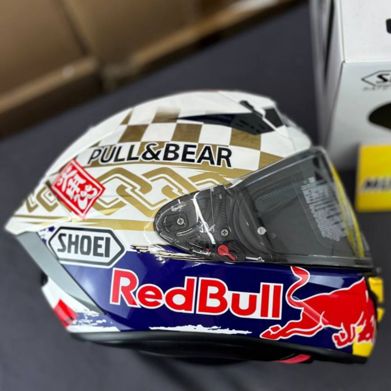 Helm Shoei X15 XSPR Pro Motegi Red Bull Helm Motogp Marc Marquez Helm Full Face Helm Motor Helm Full