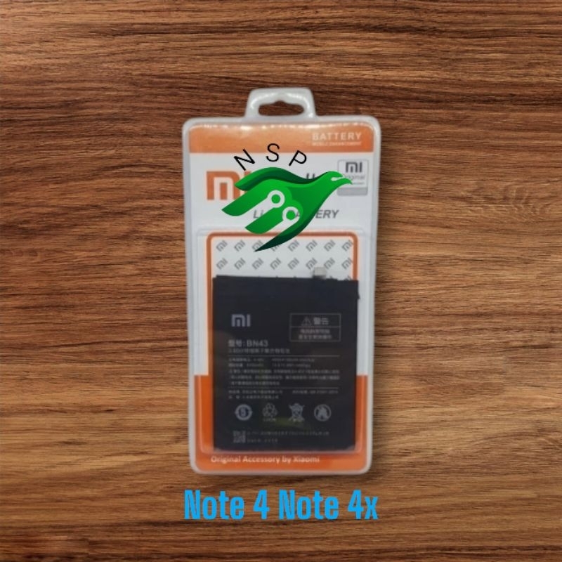 Baterai Xiaomi redmi not 4 / not 4x original