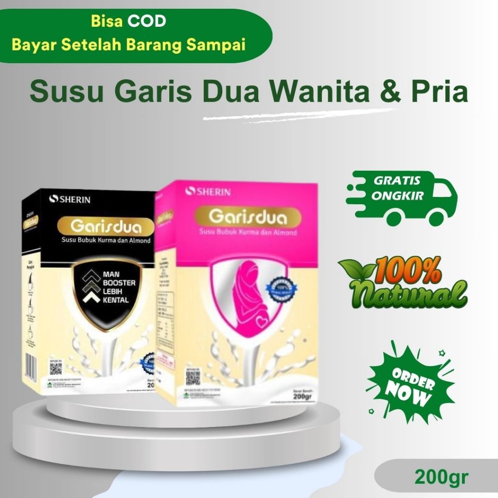 

Susu Garis Dua Bundling Wanita & Pria Isi 2Pcs