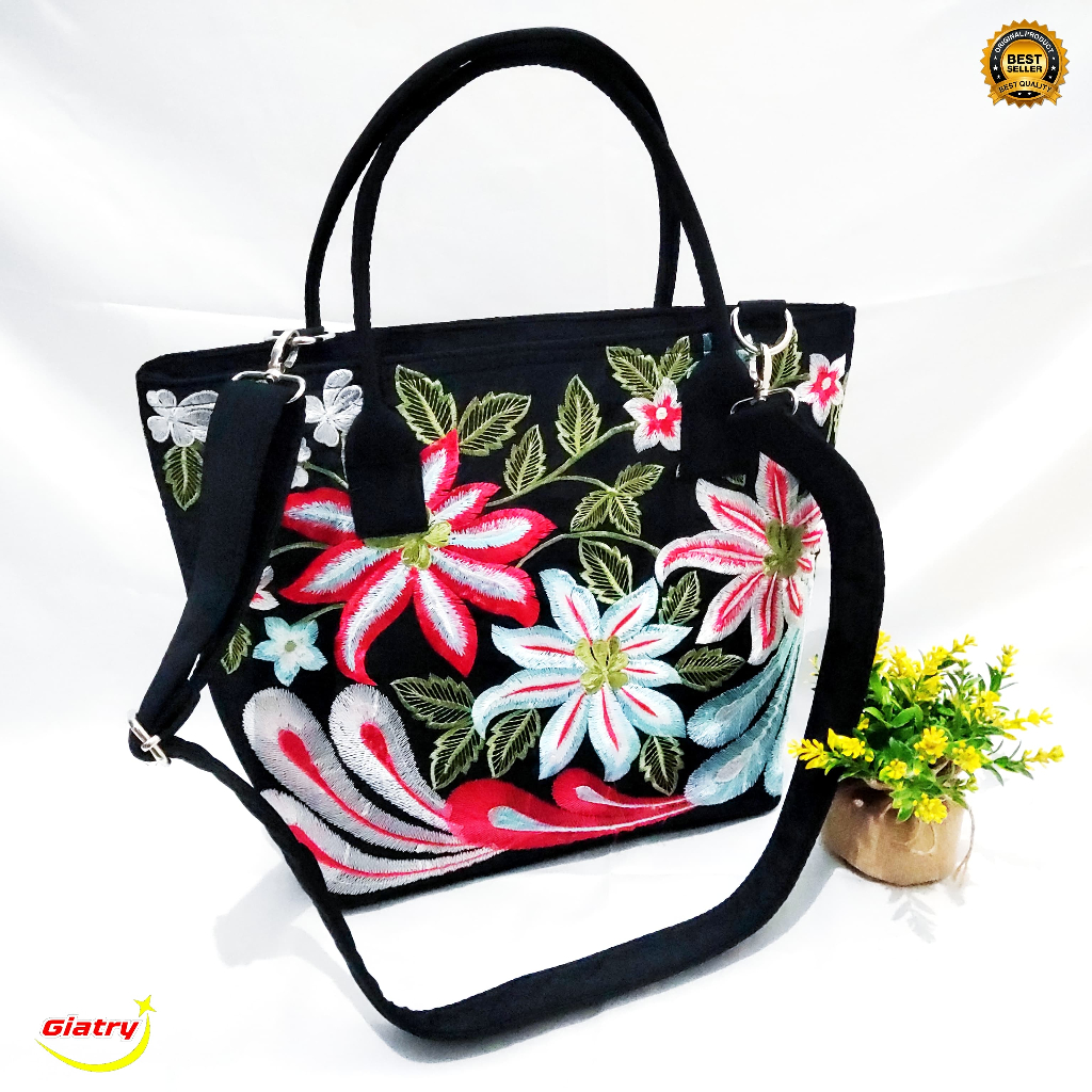 tas bahu dan selempang motif bintang merak Tas Selempang Bordir / Tas Bintang Merak tas jinjing dan 