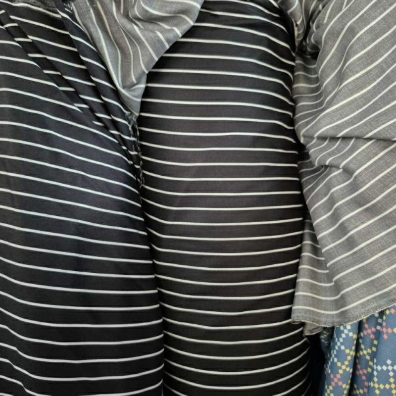 KAIN RAYON VISCOSE MOTIF SALUR  - KAIN RAYON MOTIF SALUR HARGA/0,5M