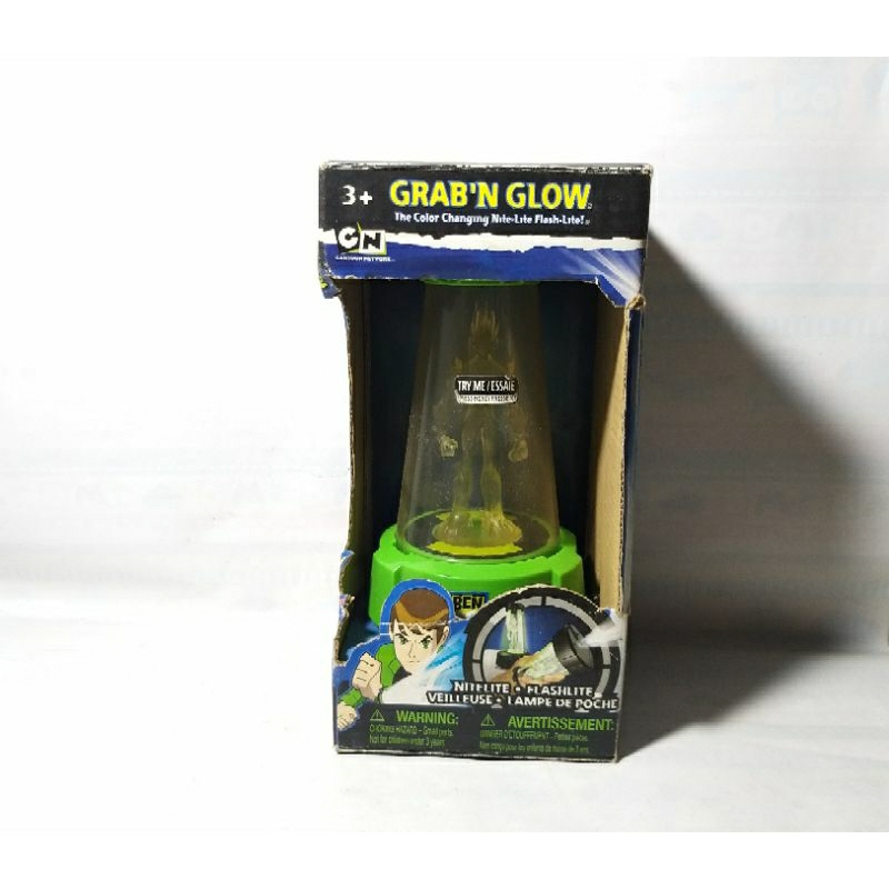 Senter Monster Swamp Fire Swampfire Alien Force Benten Ben10 Ben Ten 10 Grab N Glow Flaslight Flasli