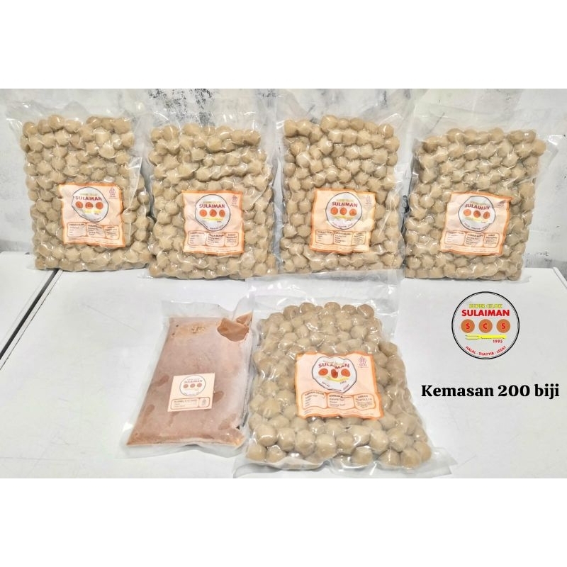

SUPER CILOK SULAIMAN Paket Besar isi 200butir Bumbu kacang