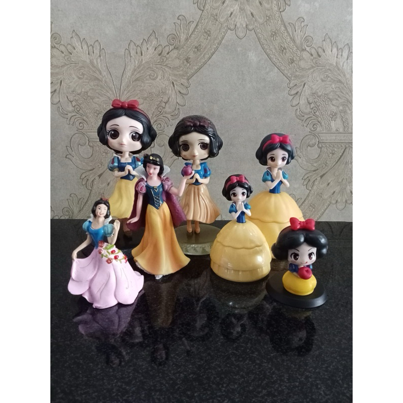 Miniatur princess snow white / cake topper putri salju / hiasan kue putri salju snow white Topper ke