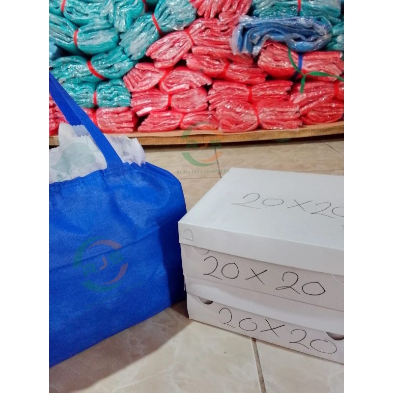 

(Per Pcs) Tas Serut Box 20x20 Tas Serut Box Dus Tas Box Nasi Tas Box Hajatan Tas Box Khitanan Tas Berkat Tas Kotak Tas Spunbond