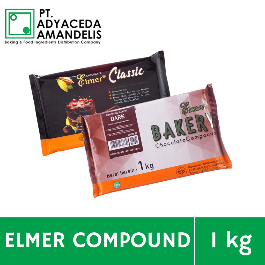 

ELMER COMPOUND 1 KG DARK CLASIC MILK / DARK BAKERY MILK