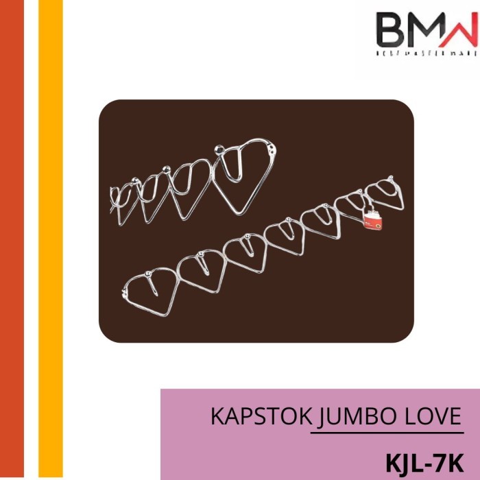 Kapstok BMW Jumbo Love 7 Kait / Gantungan Baju