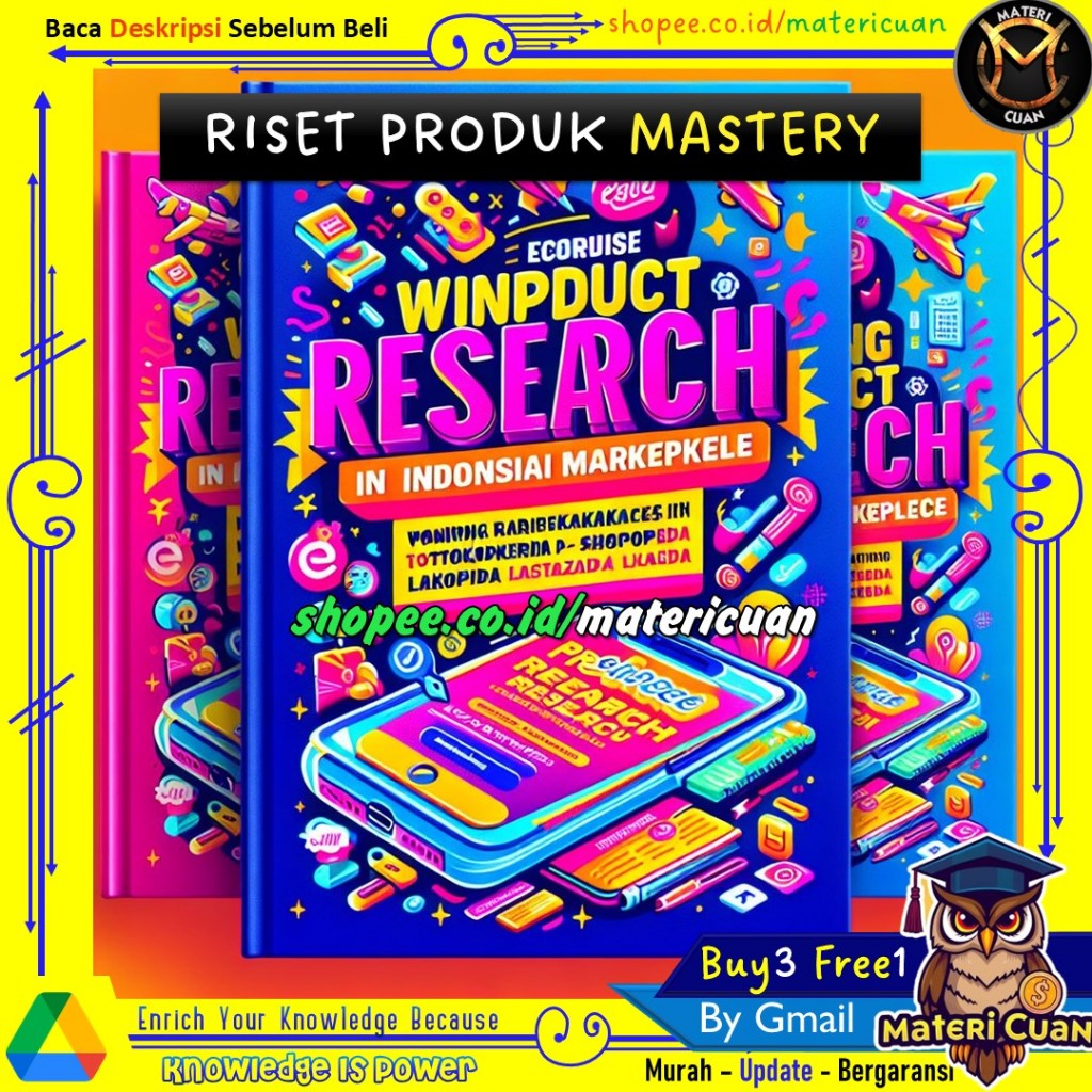 Riset Produk Mastery - Cara Riset Produk Yang Berpotensi Memiliki Penjualan Tinggi