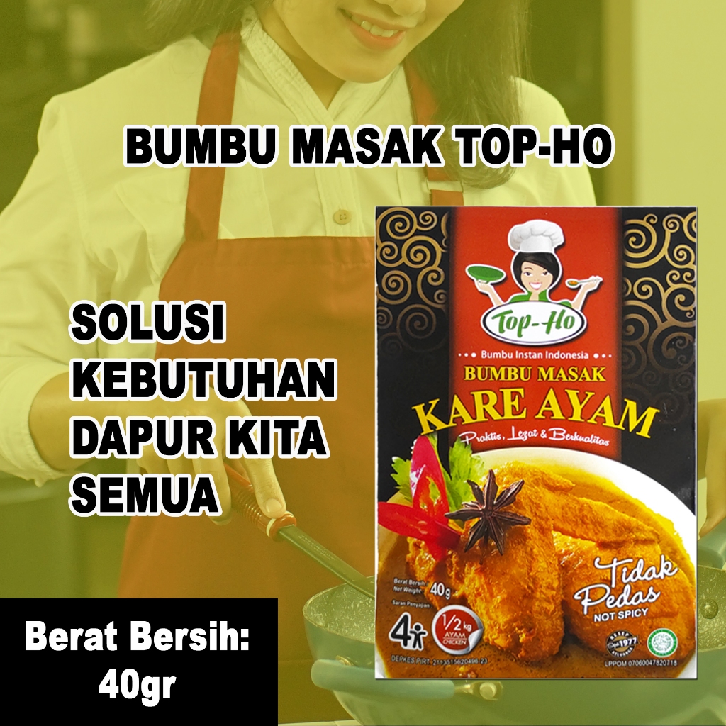 

Bumbu praktis Topho varian Kare Ayam 40gr (Solusi bagi dapur kita)