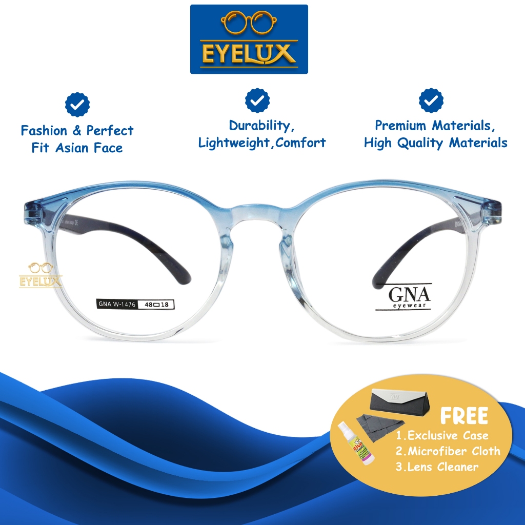 GNA Eyewear / GNA W-1476 / 48-18 / Frame Kacamata GNA Eyewear ORIGINAL