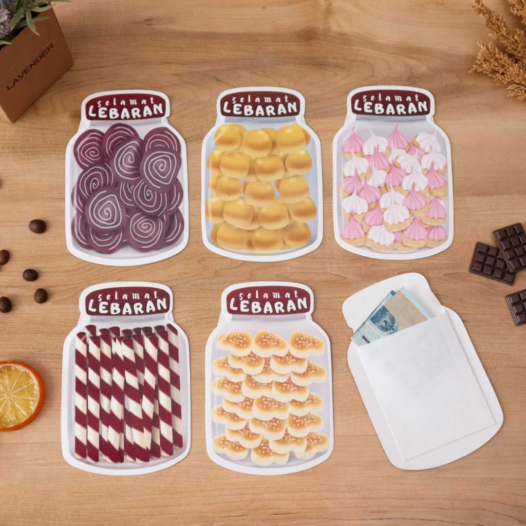 

[ ISI 6PCS ] Amplop Karakter Toples Lebaran Premiun by. TOOKE