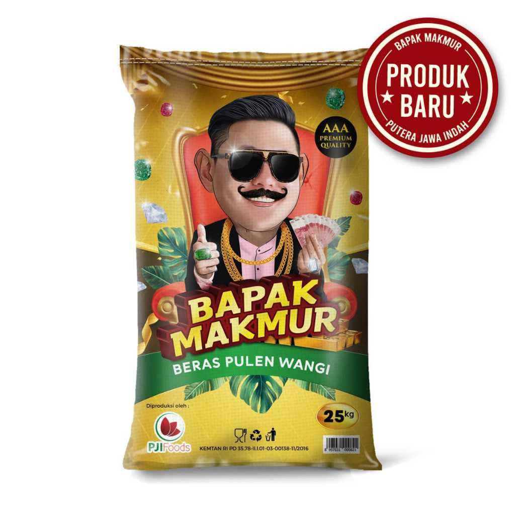 

Beras 25kg Bapak Makmur premium