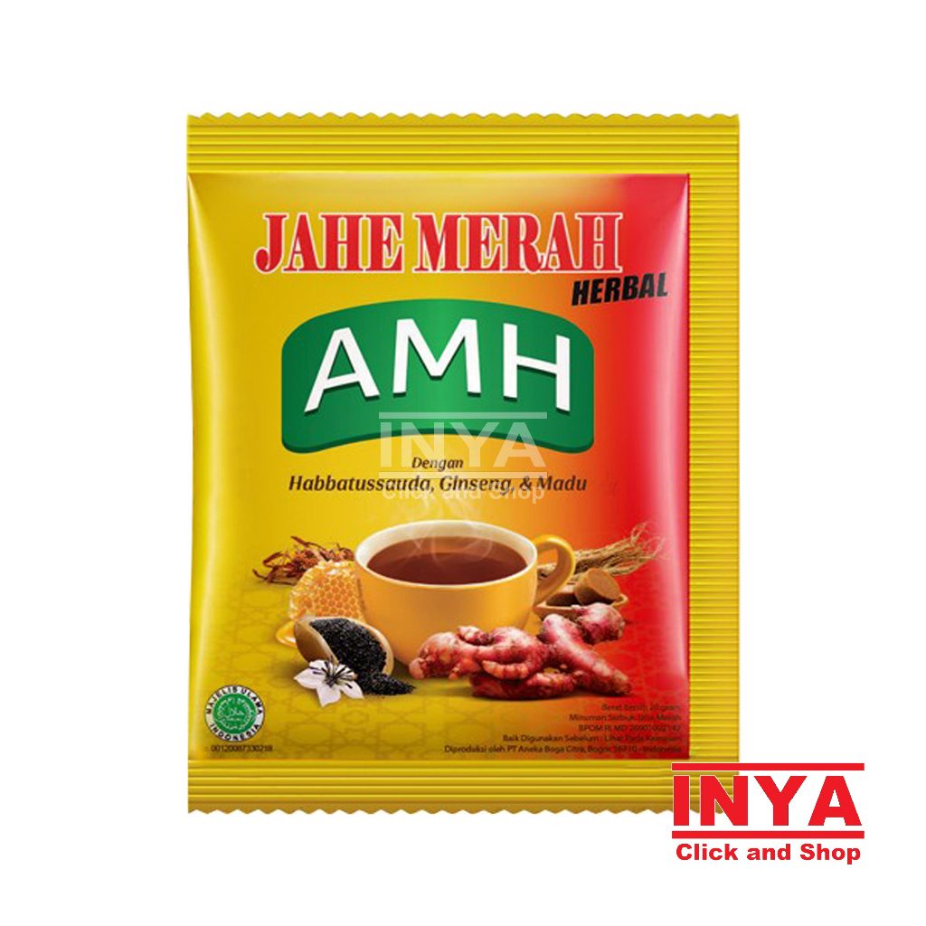 

Jahe Merah Herbal AMH 20gr Sachet - Minuman Serbuk Jahe - Ginger Drink