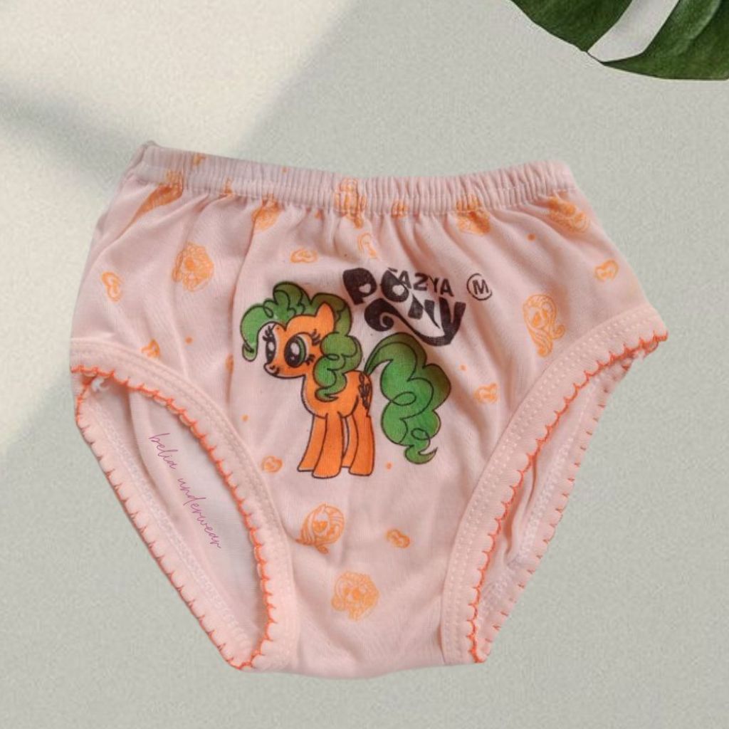 Belia 12 PCS Celana Dalam Anak Perempuan Murah Motif Little Pony
