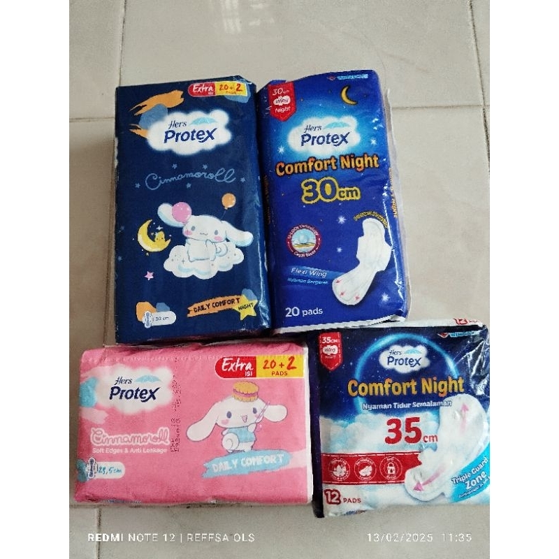 HERS PROTEX Daily Comfort Night Cinnamoroll 20+2s