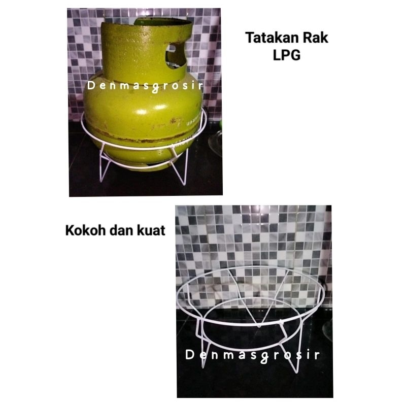 Tatakan Gas LPG 3kg / Rak Tabung 3kg / Dudukan Gas 3kg