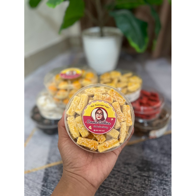 

[TERMURAH] KUE KERING LEBARAN KASTEGEL KEJU RENYAH GURIH | MURAH by OMA COOKIES | BEST SELLER - BISA COD