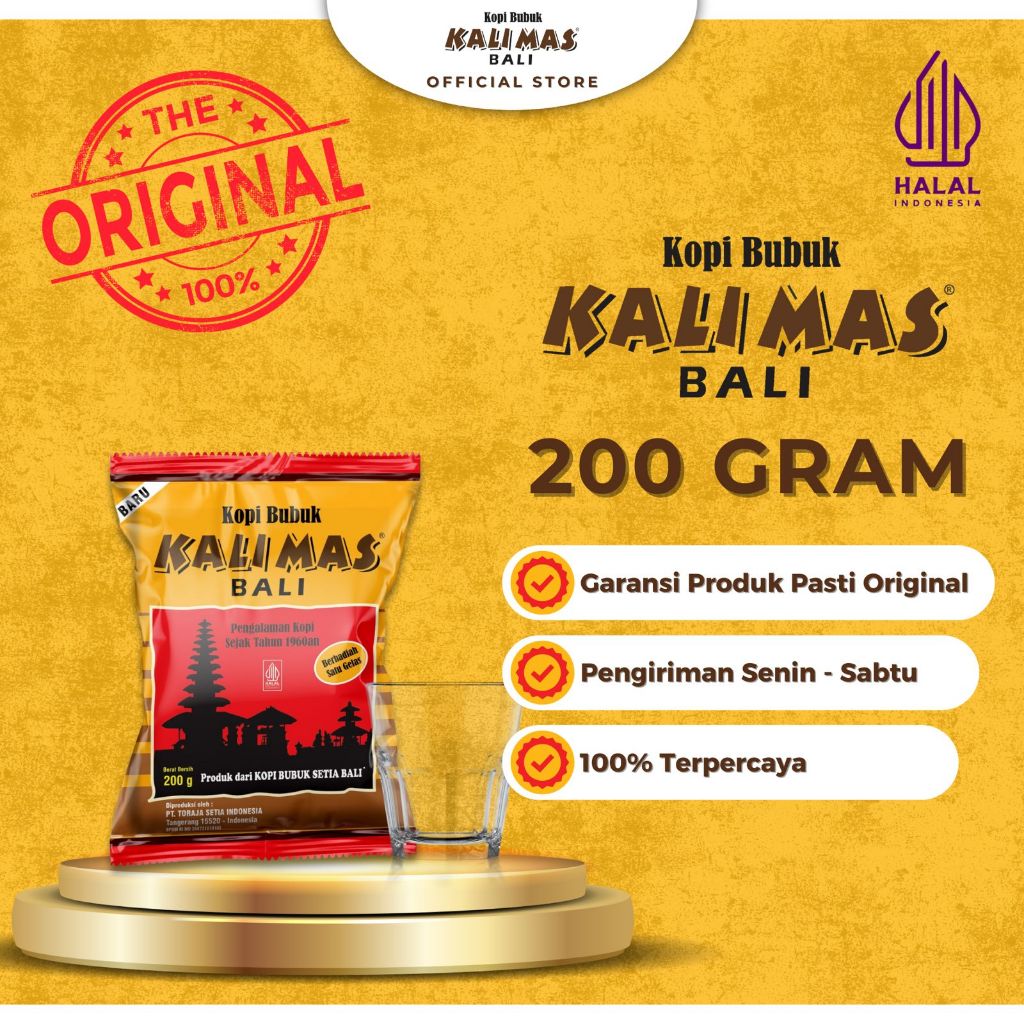 

Kopi Bubuk Kali Mas 200 gram