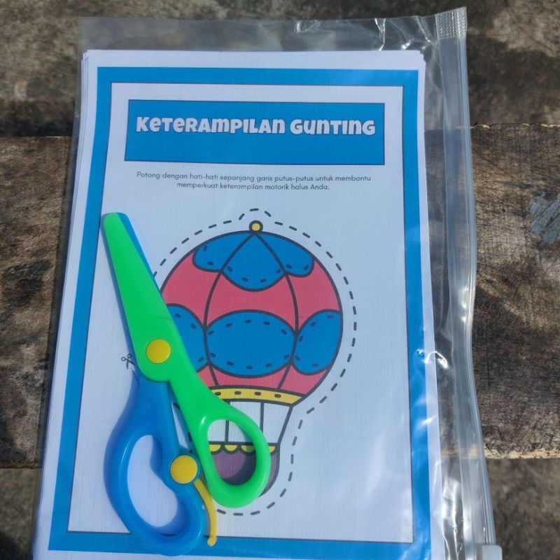

lembar keterampilan menggunting