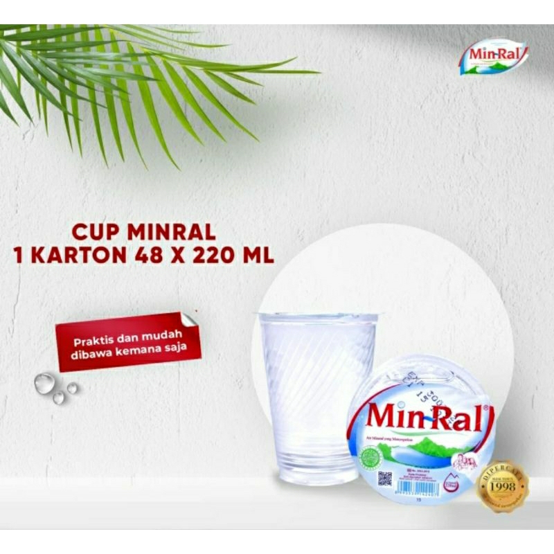 

MINRAL CUP 220 ML 1 DUS 48 CUP YA