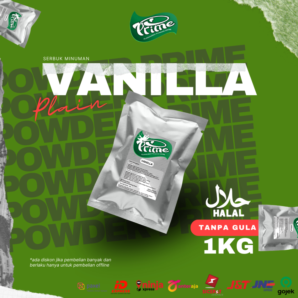 

Powder Drink Prime Vanilla / Bubuk Minuman Vanilla 1kg